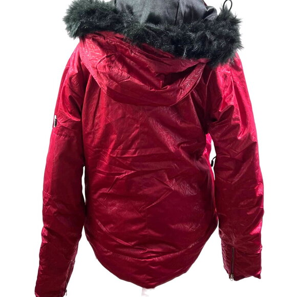 Boulder Gear Onyx Jacket Red Waterproof Hooded Outerwear Size M NEW - Picture 8 of 10